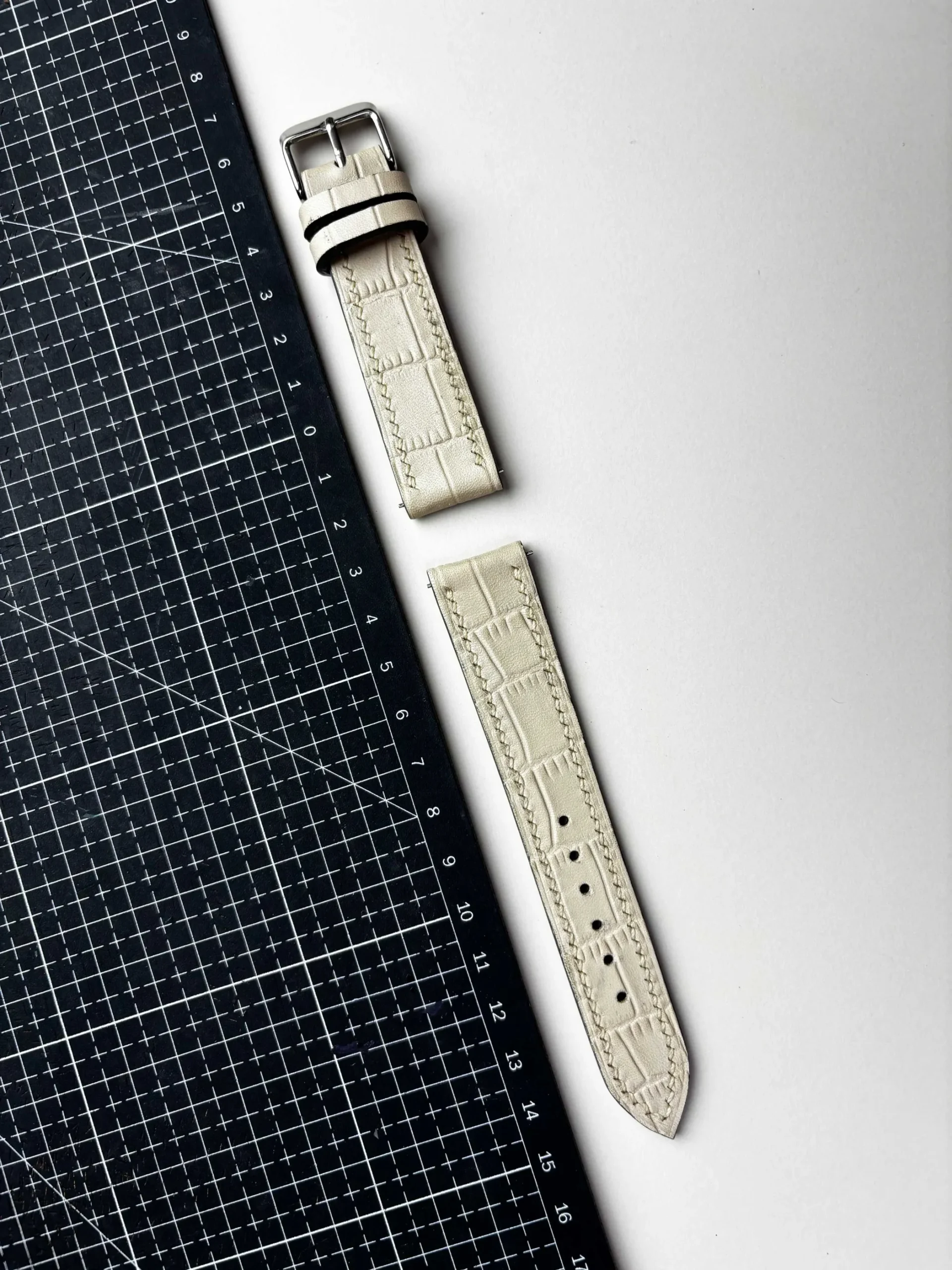italian alligator embossed strap nakshara full italian alligator embossed strap nakshara full