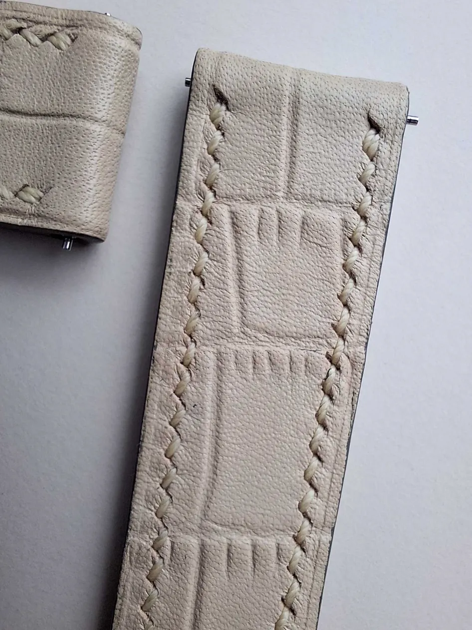 italian alligator embossed strap nakshara top italian alligator embossed strap nakshara top
