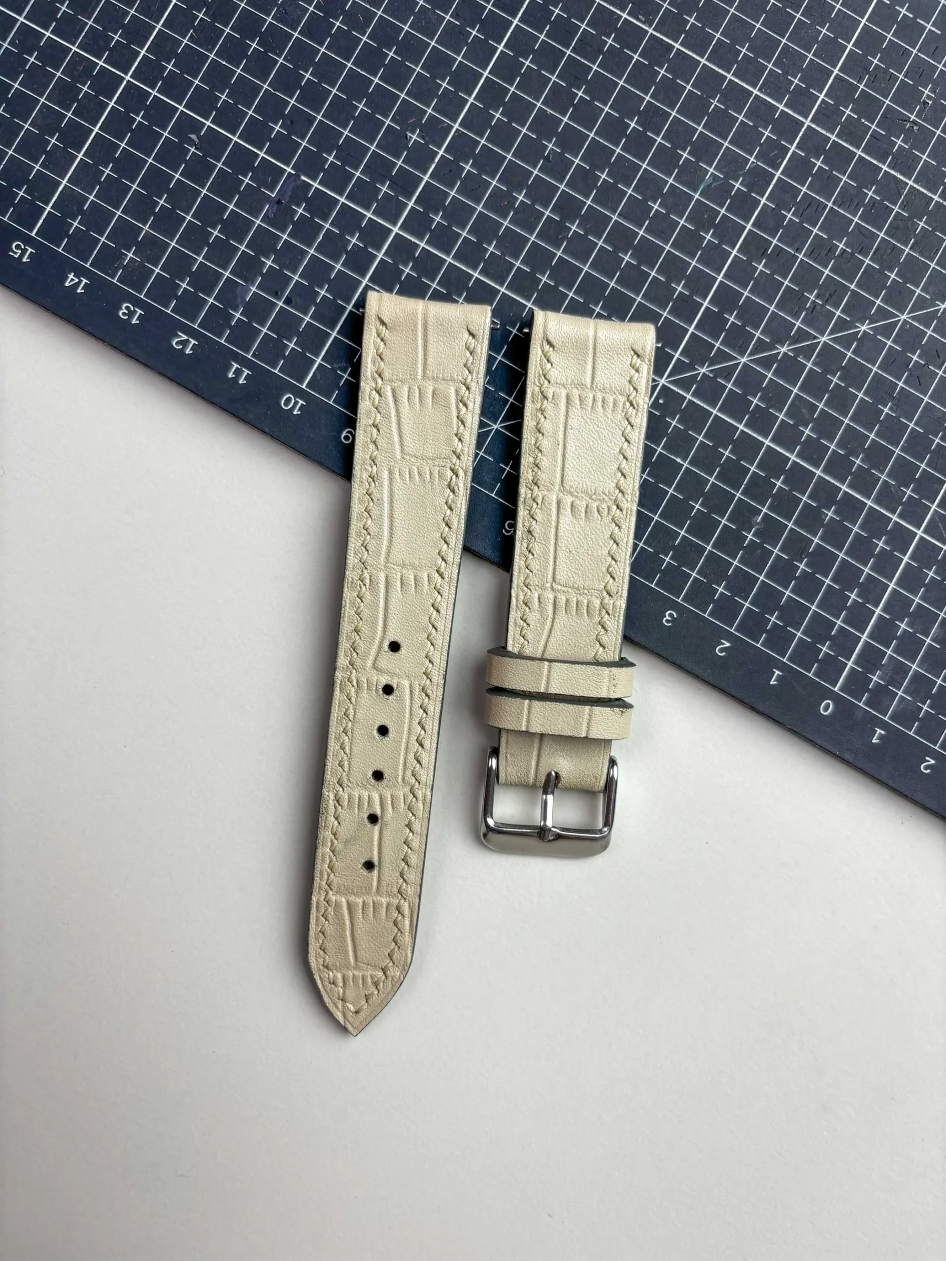 italian alligator embossed strap nakshara italian alligator embossed strap nakshara