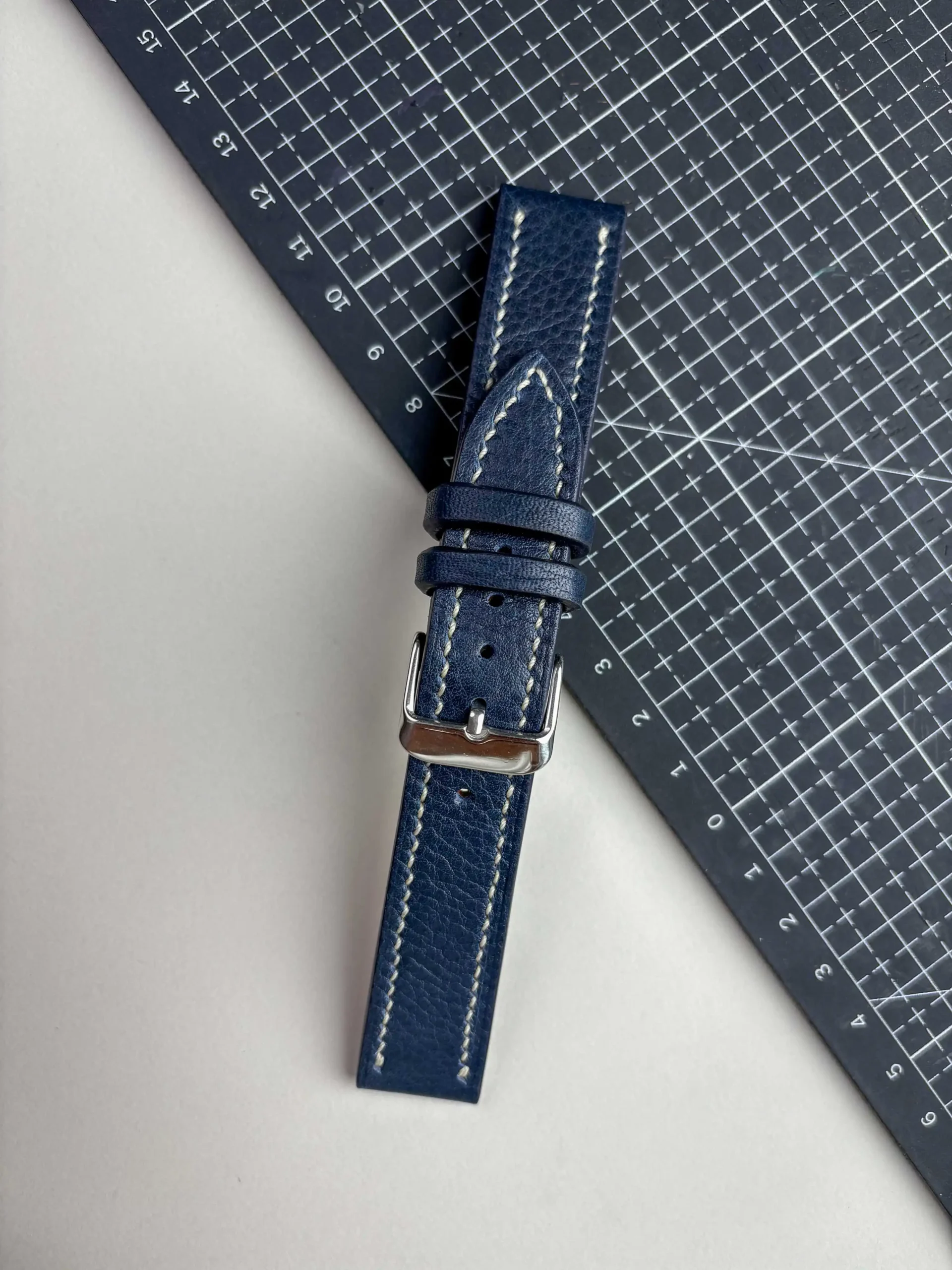 premium navy blue togo leather watch strap terra lining nakshara full premium navy blue togo leather watch strap terra lining nakshara full