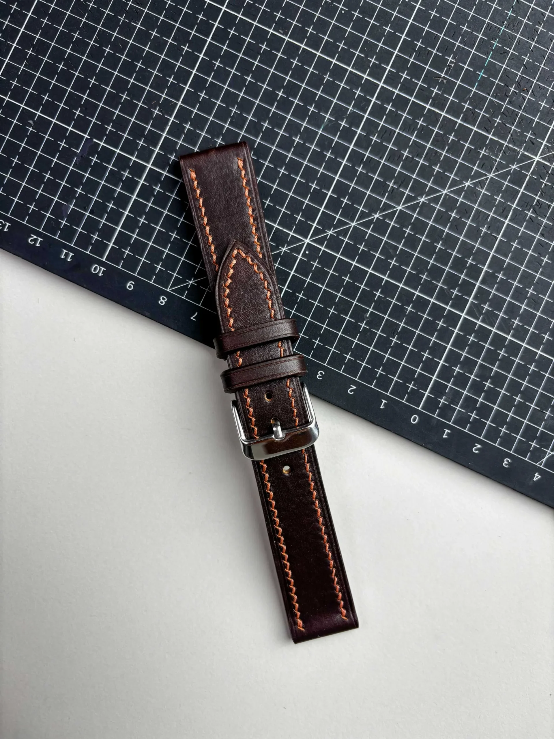 vintage brown capriati leather watch strap buckel vintage brown capriati leather watch strap buckel