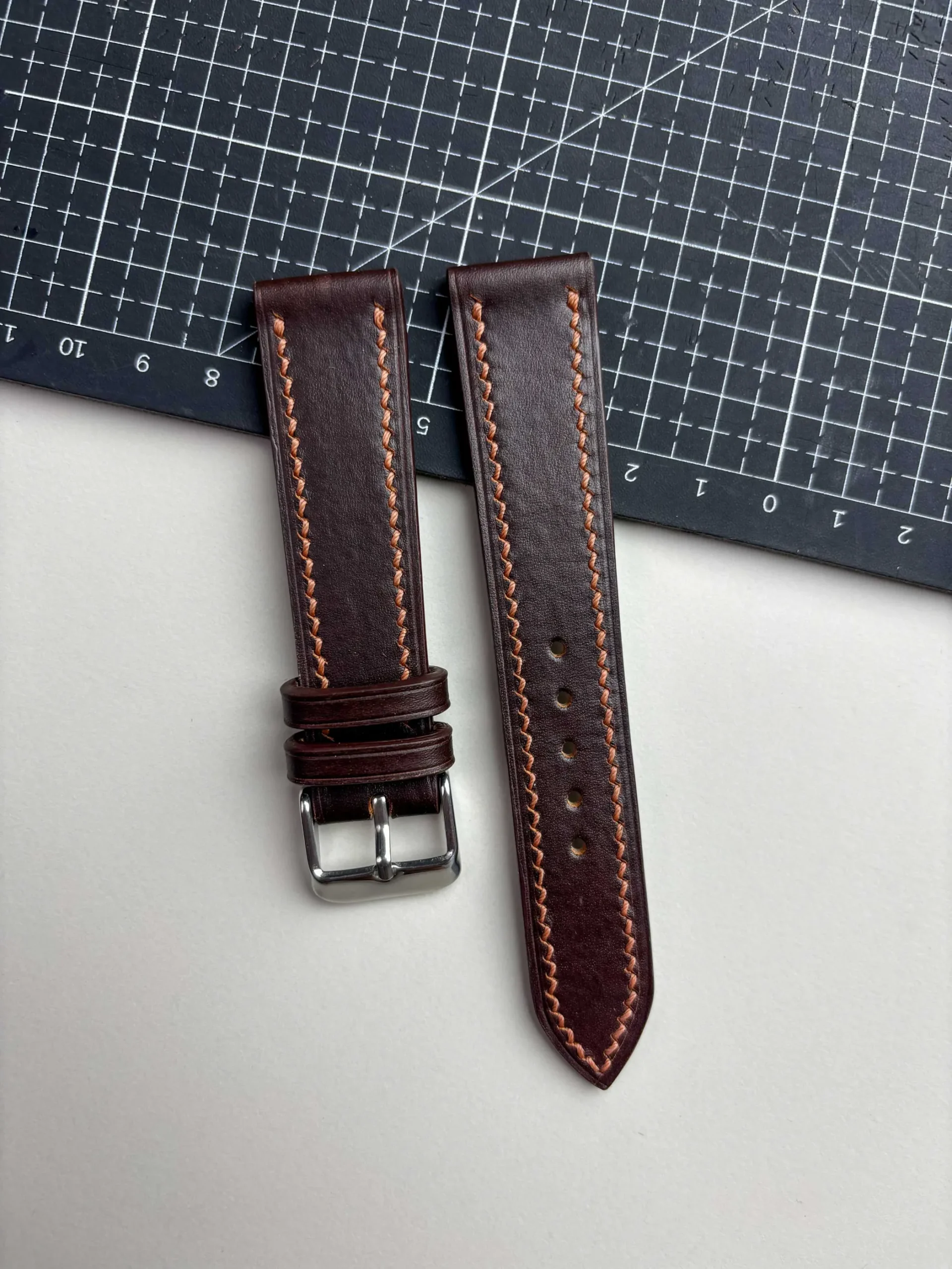 vintage brown capriati leather watch strap vintage brown capriati leather watch strap